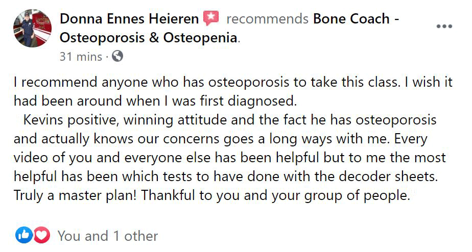 Bone Coach | Osteoporosis Natural Treatments